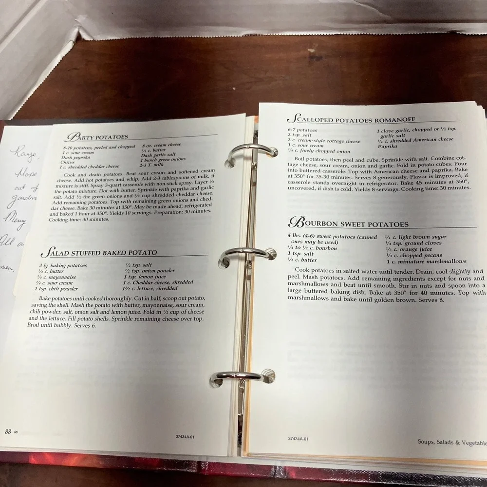 A Bountiful Harvest Tulsa Oklahoma County Master Gardeners 2001 Cookbook Binder